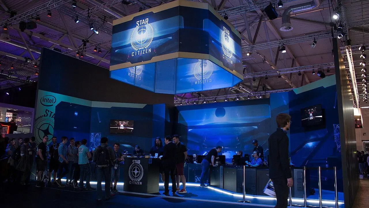 Estande do Star Citizen na Gamescom 2017