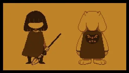 Cena do jogo Undertale